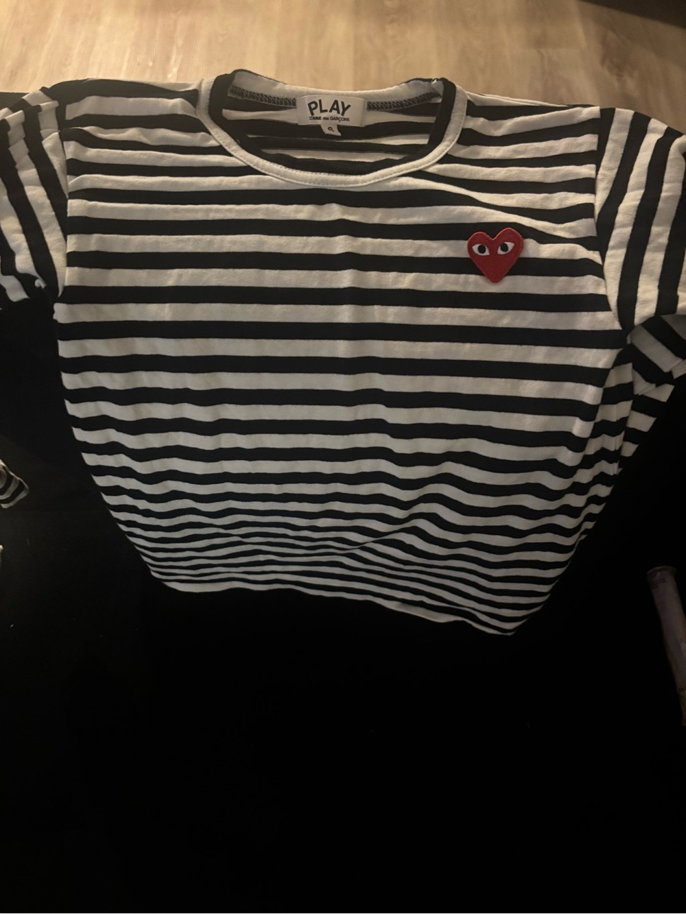 Comme des garçons play t shirt kids